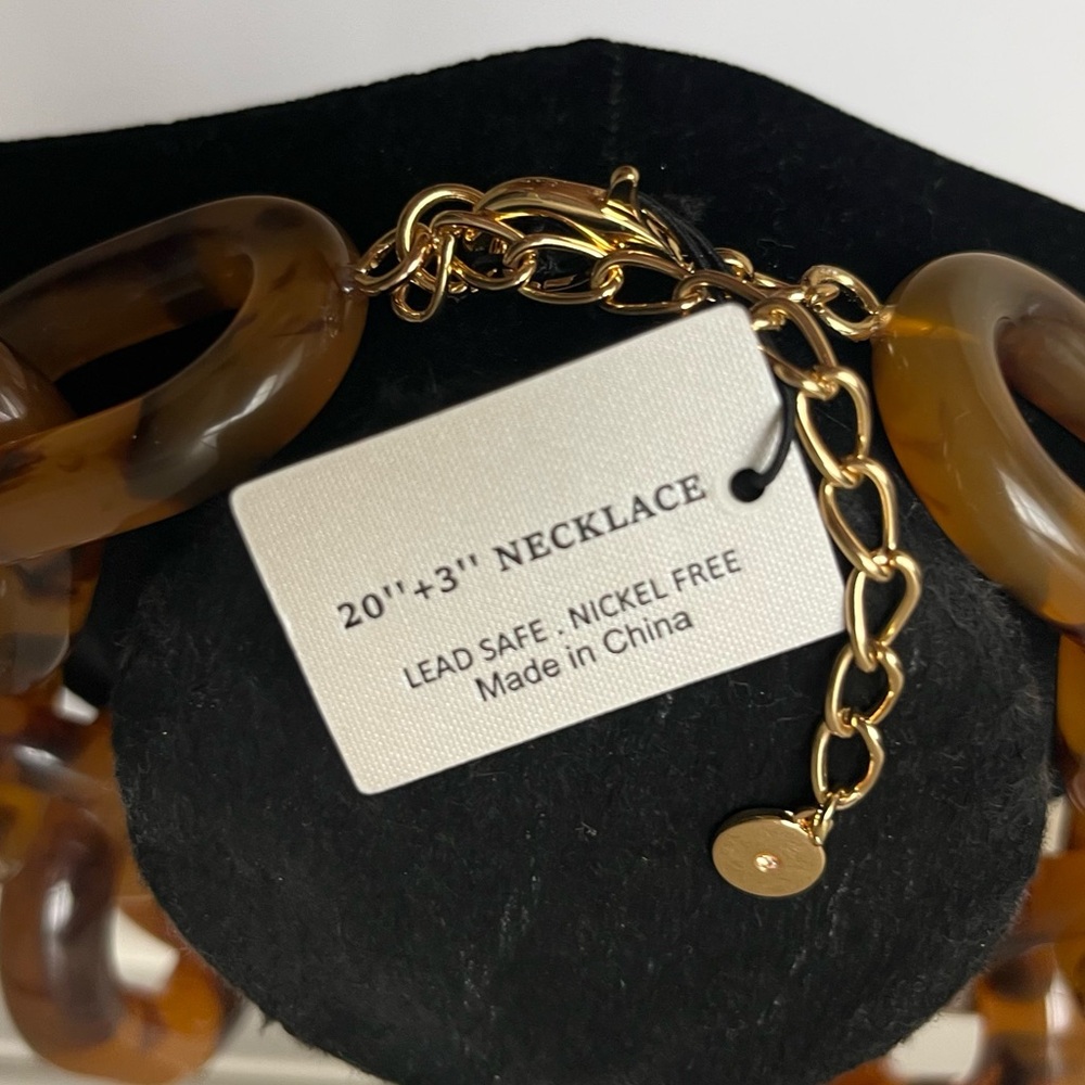 Elegant Brown Chain Necklace - Picture 7 of 10